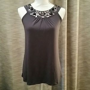 Express embellished sleeveless top. Size S.
